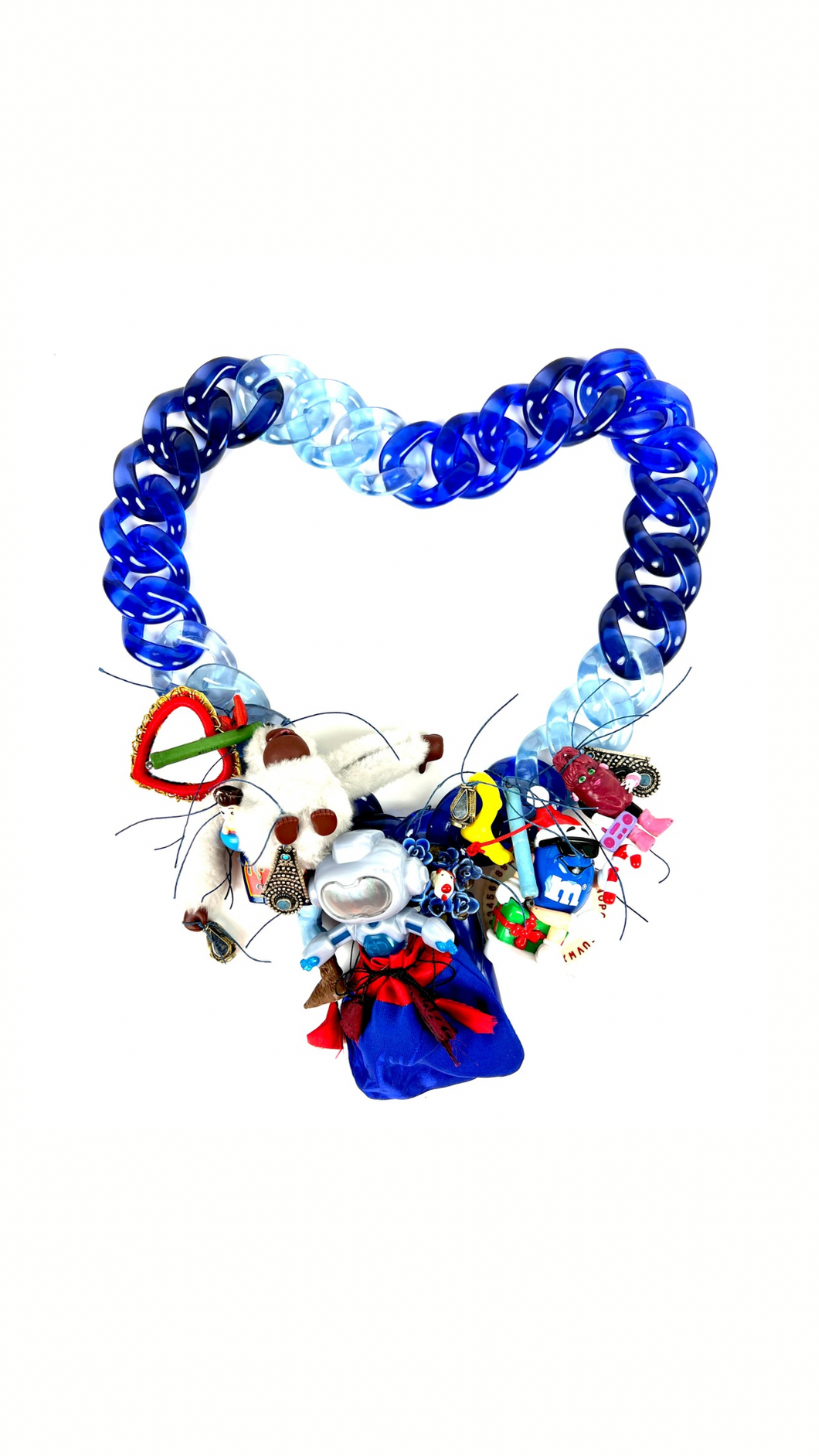 BLUES HUES Statement Necklace