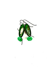 Load image into Gallery viewer, Pickle-n-a-Button Go-With Earrings
