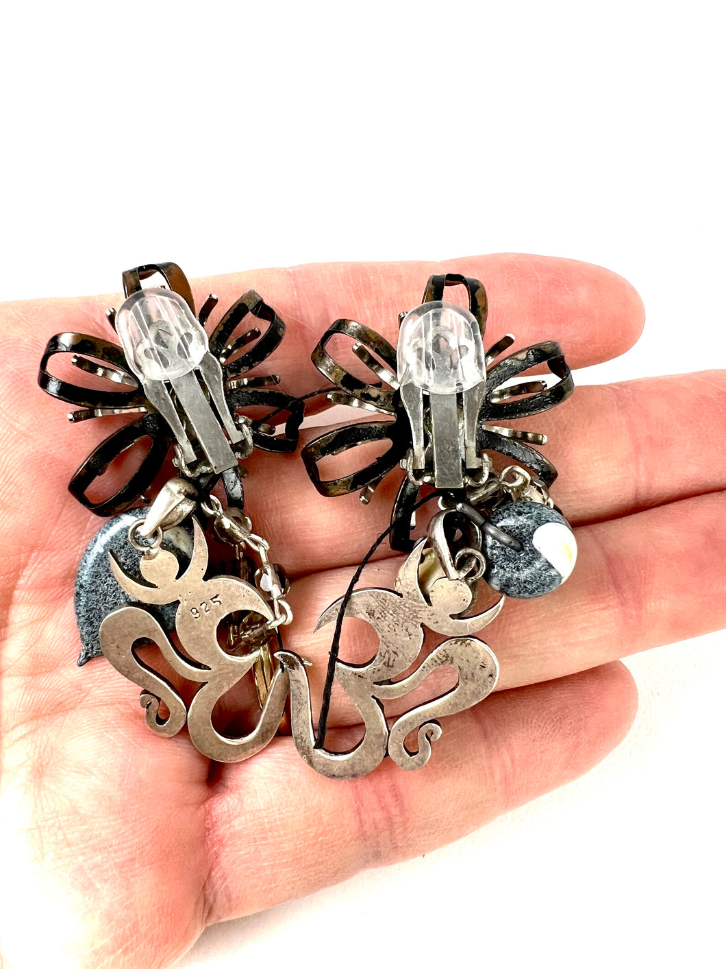 CUSTOM TO A GUILDED ZEBRA Earrings [CLIP]